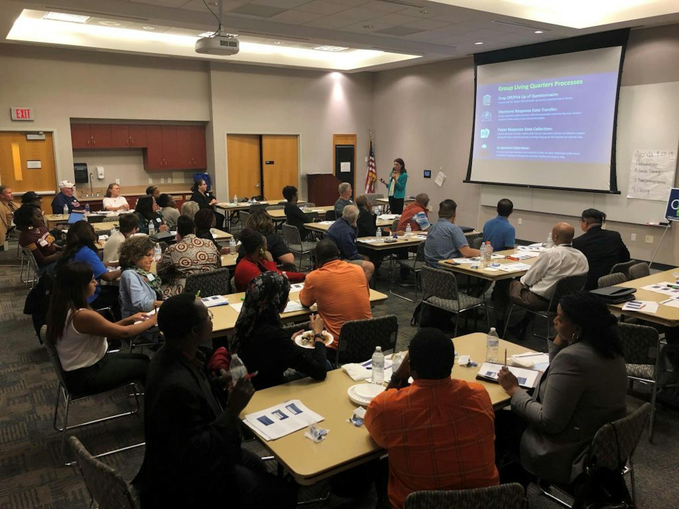 A recent "Brooklyns Count 2020" census coalition meeting with community leaders across Brooklyn Park and Brooklyn Center. The coalition first started meeting last fall, followed with bi-monthly meetings to equip volunteers with the tools they need to help hard-to-count residents participate in the census in April.