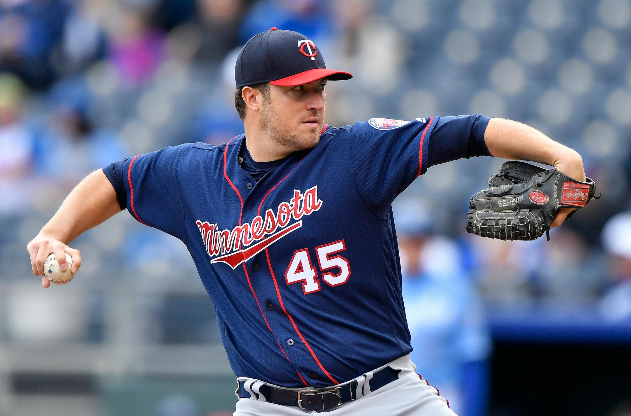 Phil Hughes gave up two runs in the second inning to Kansas City, but Miguel Sano's three-run homer in the third put the Twins ahead for good in what wound up as a 7-5 victory over the Royals at Kauffman Stadium.
