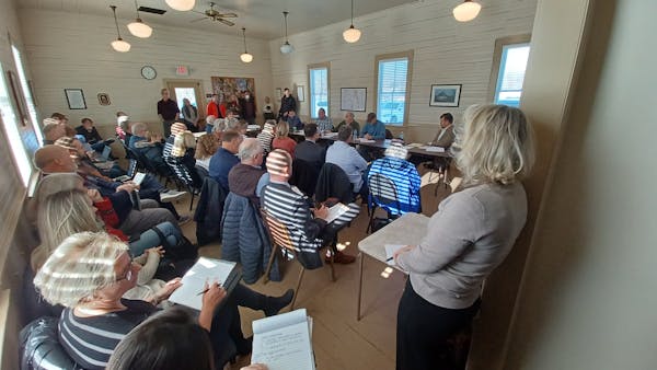 Residents watched the May Township board of supervisors consider zoning revisions to block a Catholic youth camp’s plan to buy a 600-acre tract on W