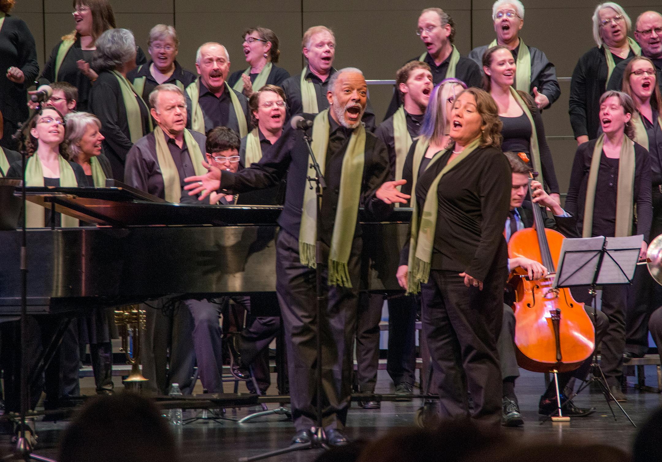 The 125-member One Voice Mixed Chorus plays two shows Saturday at the Ordway.