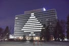3M has been lighting a “tree” on Building 220 since 1962.