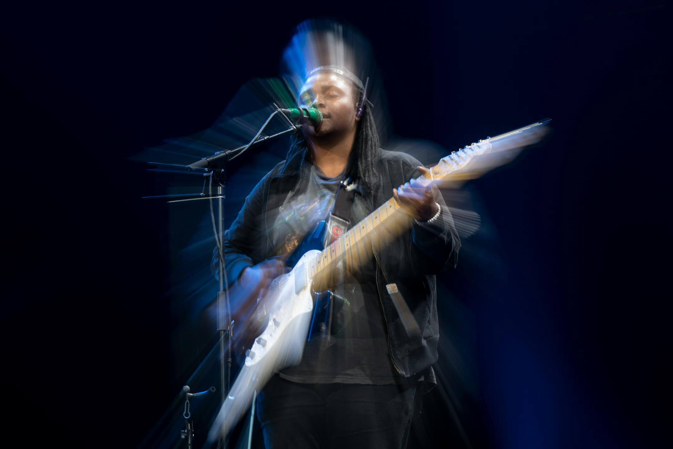 Joy Oladukon performs.
