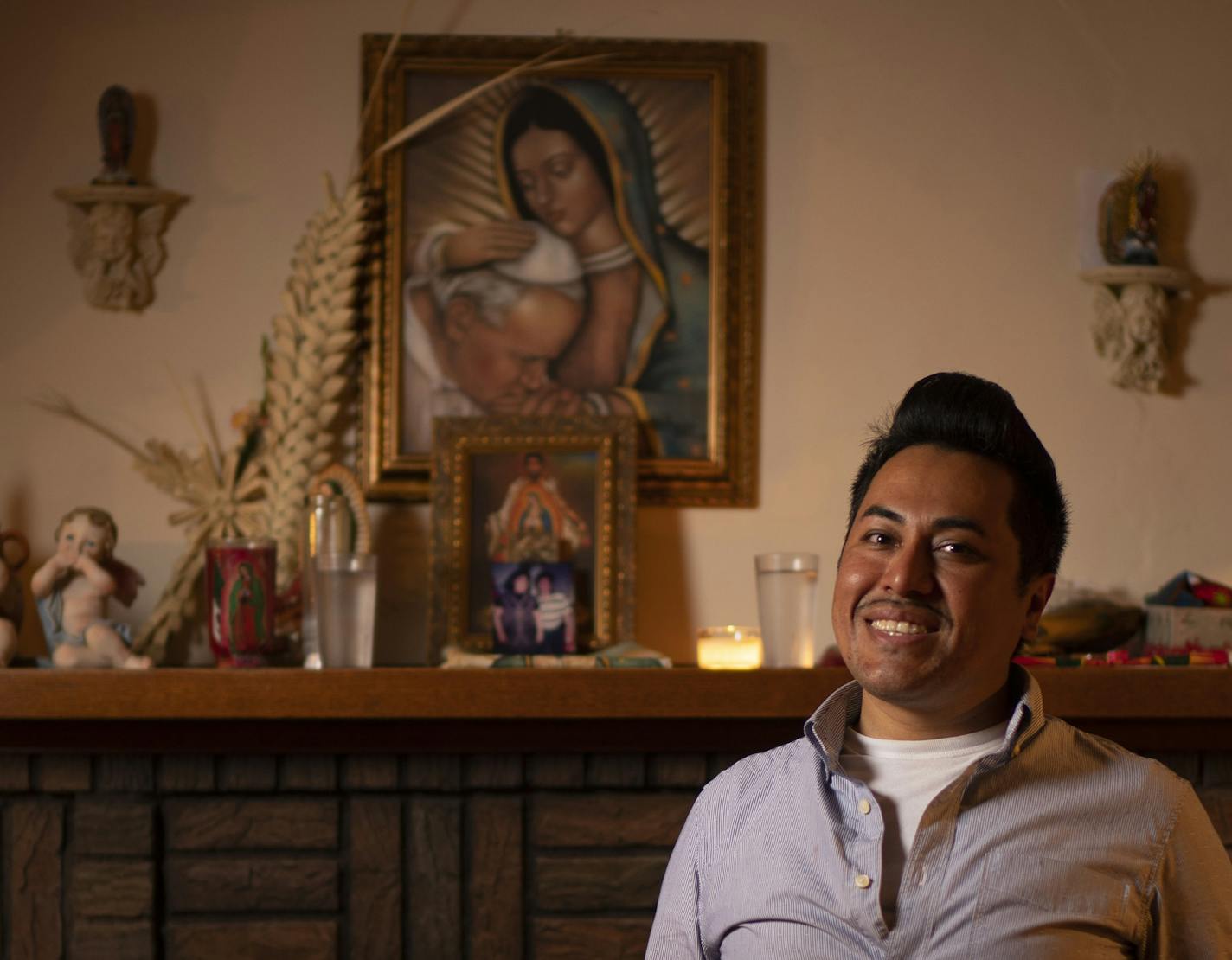 Christian Darwin, photographed in his Minneapolis home Thursday evening. ] JEFF WHEELER • Jeff.Wheeler@startribune.com Christian Darwin is one of the dreamers affected by today's SCOTUS decision. He was photographed at home in Minneapolis after work Thursday evening, June 18, 2020.