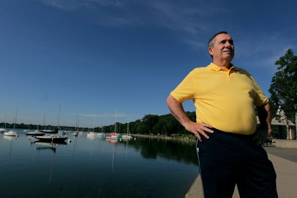 Portrait of Virgil Luken former swimmer in the 1964 Olympics . The photo was taken Monday July 23, 2012 Minneapolis ,MN .