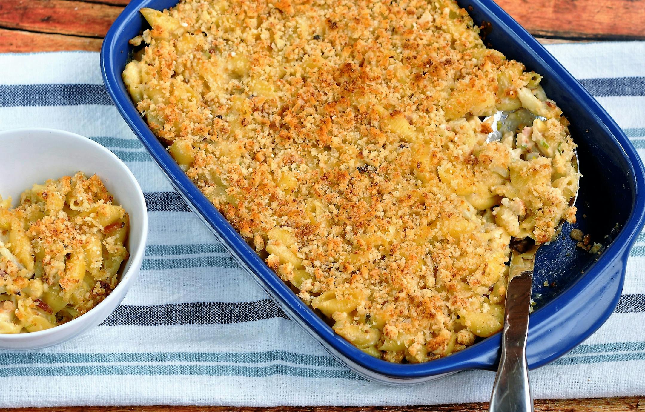 Roasted Cauliflower, Bacon and Fontina Baked Pasta. Photo by Meredith Deeds * Special to the Star Tribune