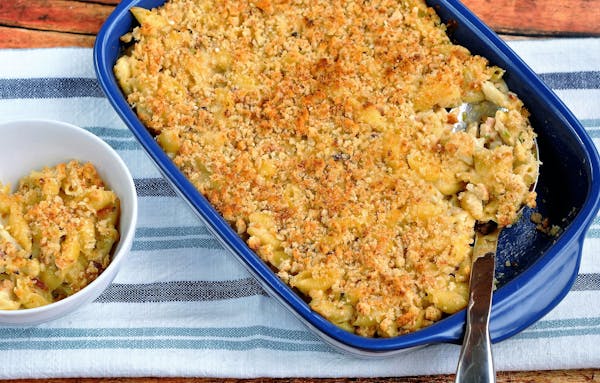 Roasted Cauliflower, Bacon and Fontina Baked Pasta. Photo by Meredith Deeds * Special to the Star Tribune