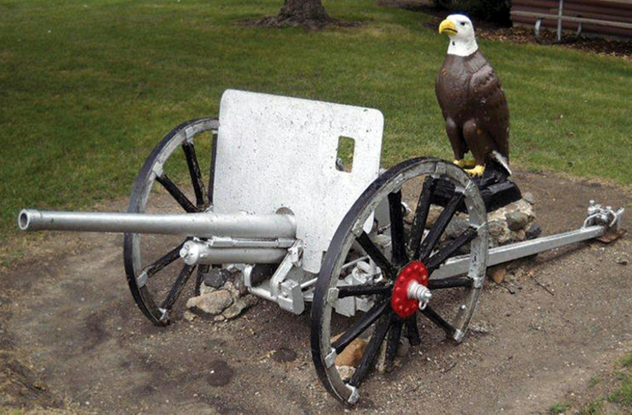Little has been known about this Japanese Army Type 94 37-millimeter anti-tank gun since it arrived in Worthington shortly after World War II. A group of local individuals hopes to generate interest in getting the cannon restored. (Submitted photo)