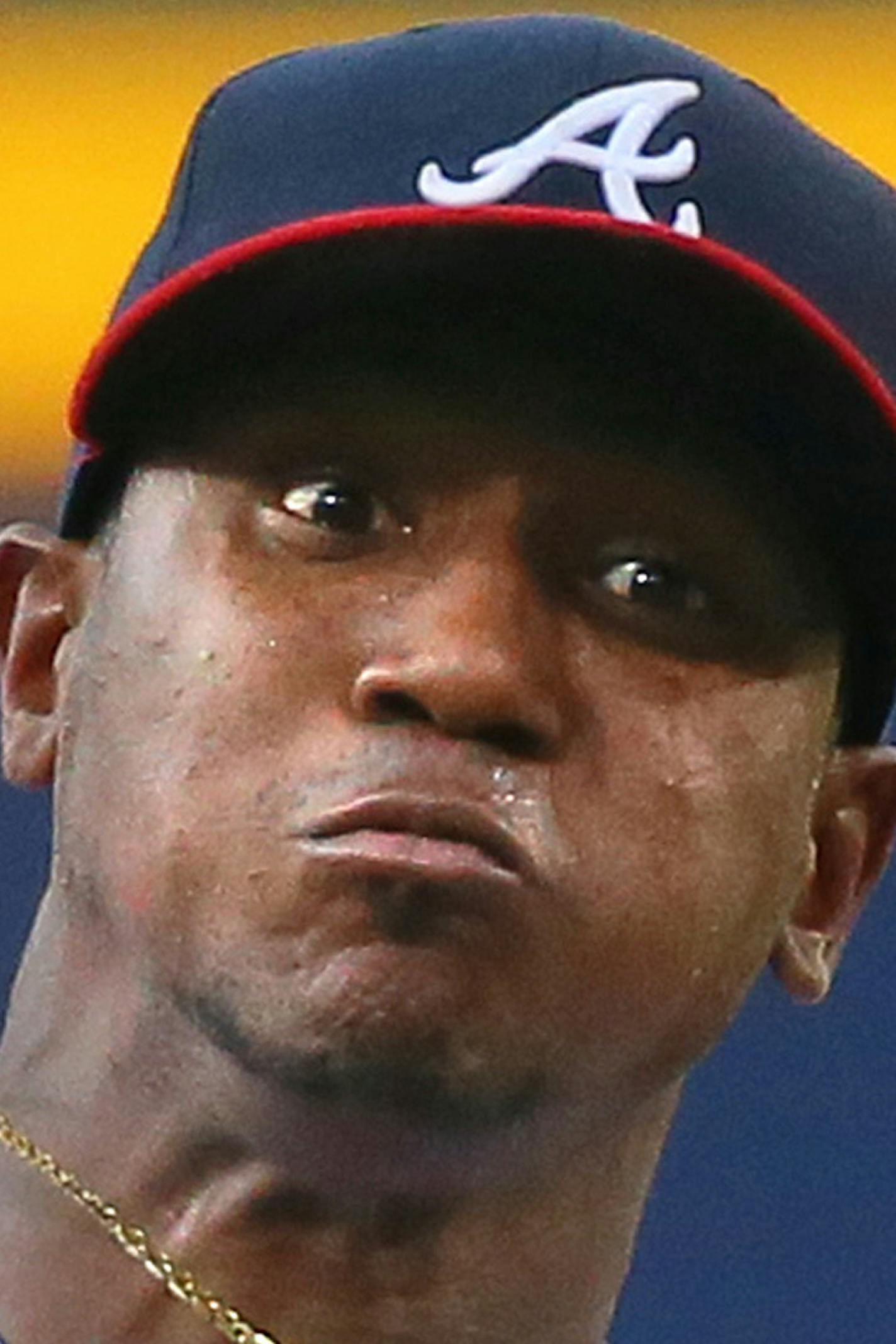 Atlanta Braves starter Julio Teheran pitches against the Minnesota Twins during the first inning Monday, May 20, 2013, in Atlanta, Georgia. (Curtis Compton/Atlanta Journal-Constitution/MCT)