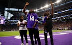 Taquarius Wair was honored as a hometown hero on Aug. 18, 2019, by the Vikings at a preseason game.