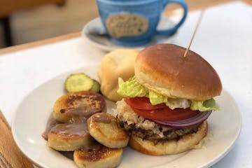 The Czech burger at the Ettlin's Cafe. Nicole Hvidsten, Star Tribune