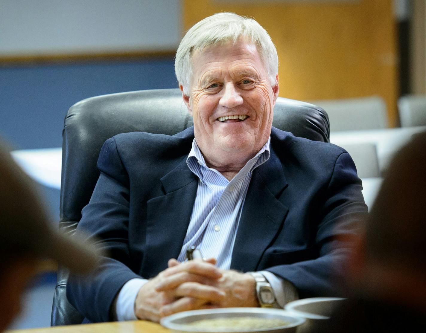 Department heads at Busch Agricultural Resources had the opportunity to ask Collin Peterson questions. ] GLEN STUBBE * gstubbe@startribune.com Wednesday, October 29, 2014 Rep Collin Peterson toured the Busch Agricultural Resources in Moorhead, Minnesota, one of two malting operations for Anheuser Busch with plant manager Judd Carlson. ORG XMIT: MIN1410291700528865