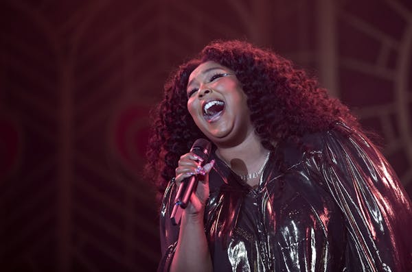 Lizzo performed at The Armory in Minneapolis.
