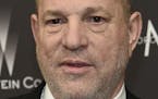 FILE - In this Jan. 8, 2017, file photo, Harvey Weinstein arrives at The Weinstein Company and Netflix Golden Globes afterparty in Beverly Hills, Cali