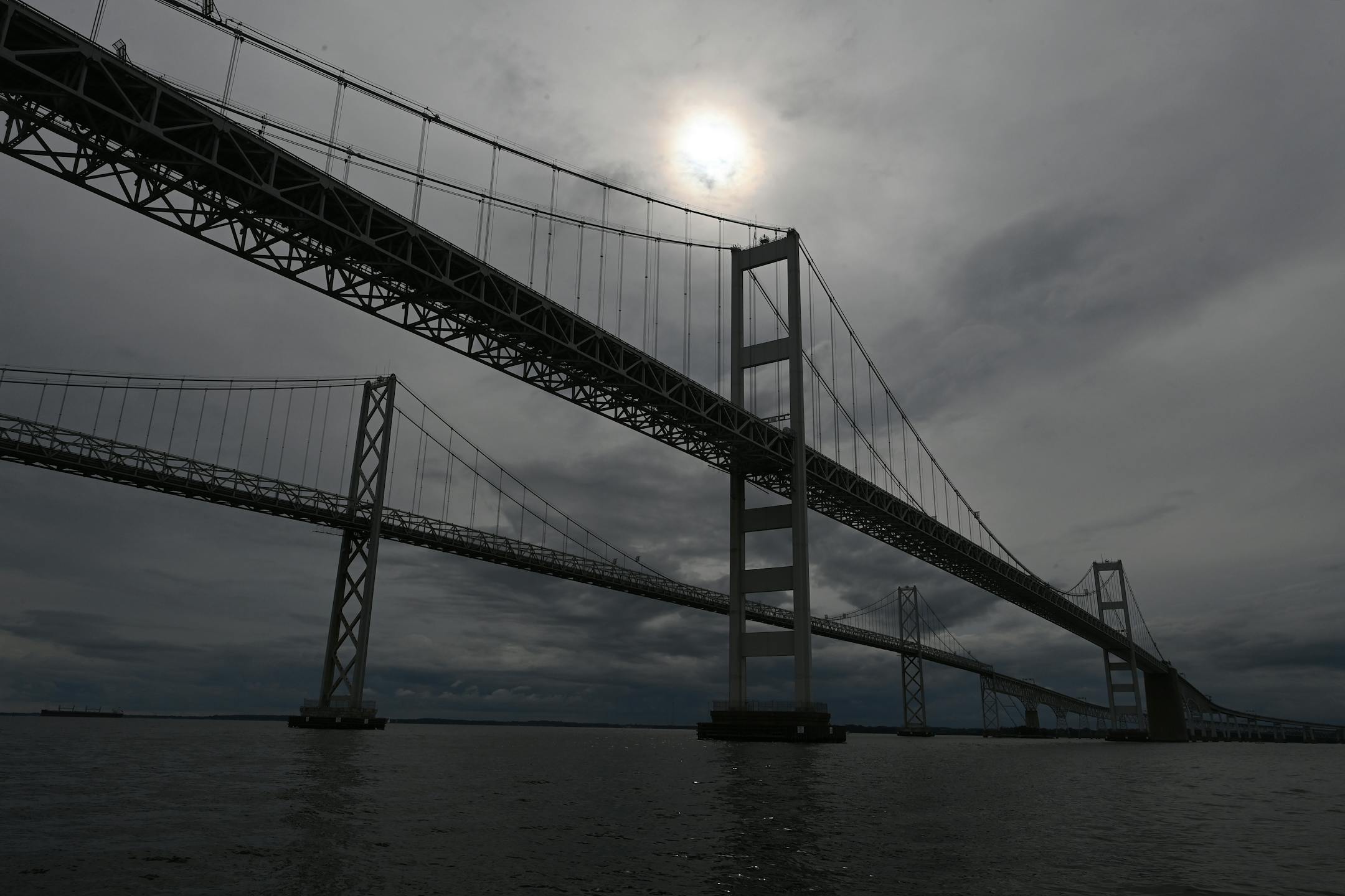 When it opened in 1952, Chesapeake Bay Bridge was hailed as a marvel of engineering. For more than two decades, activists have argued that adding barriers to it would save lives. MUST CREDIT: Washington Post photo by Matt McClain.