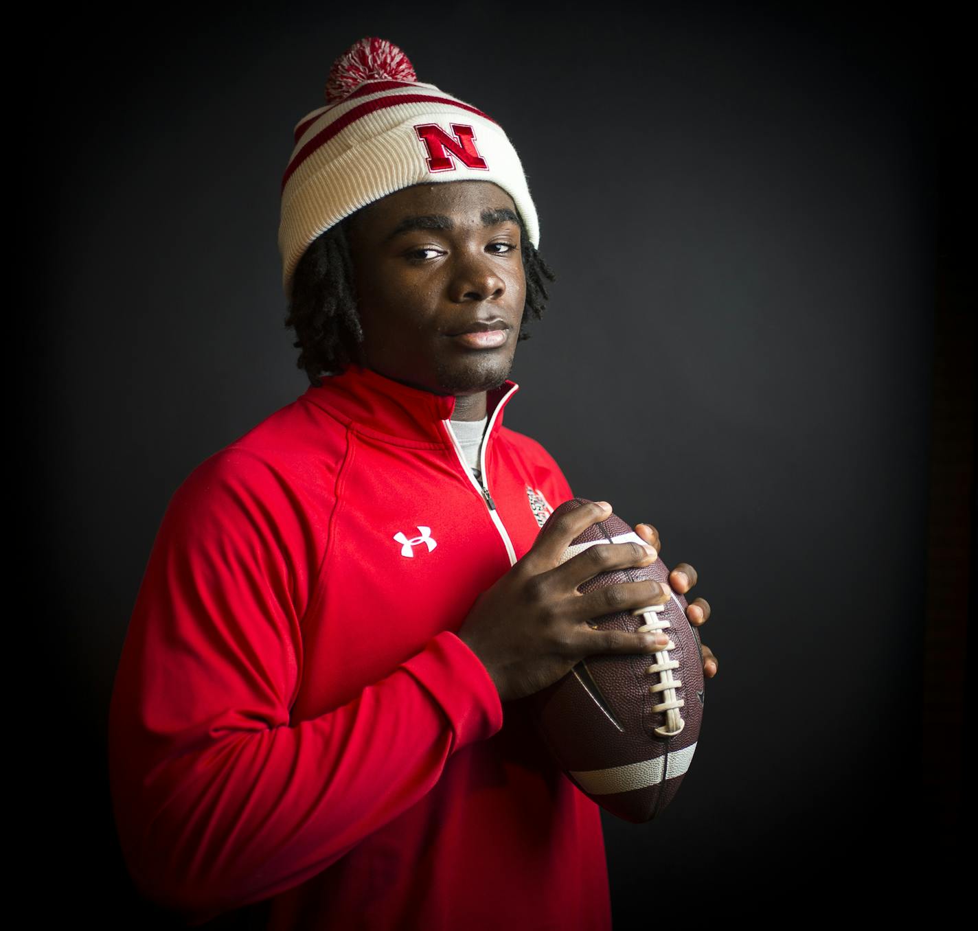 Eden Prairie's JD Spielman was named the Star Tribune Metro Football Player of the Year last fall. He will play for Nebraska.