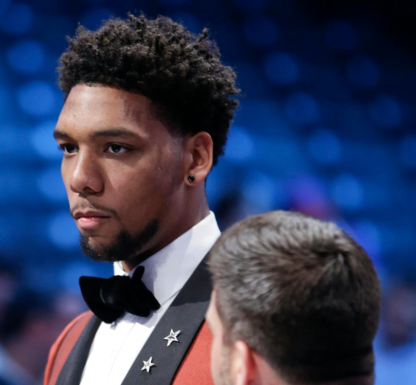 Jahlil Okafor on the night of the NBA draft.