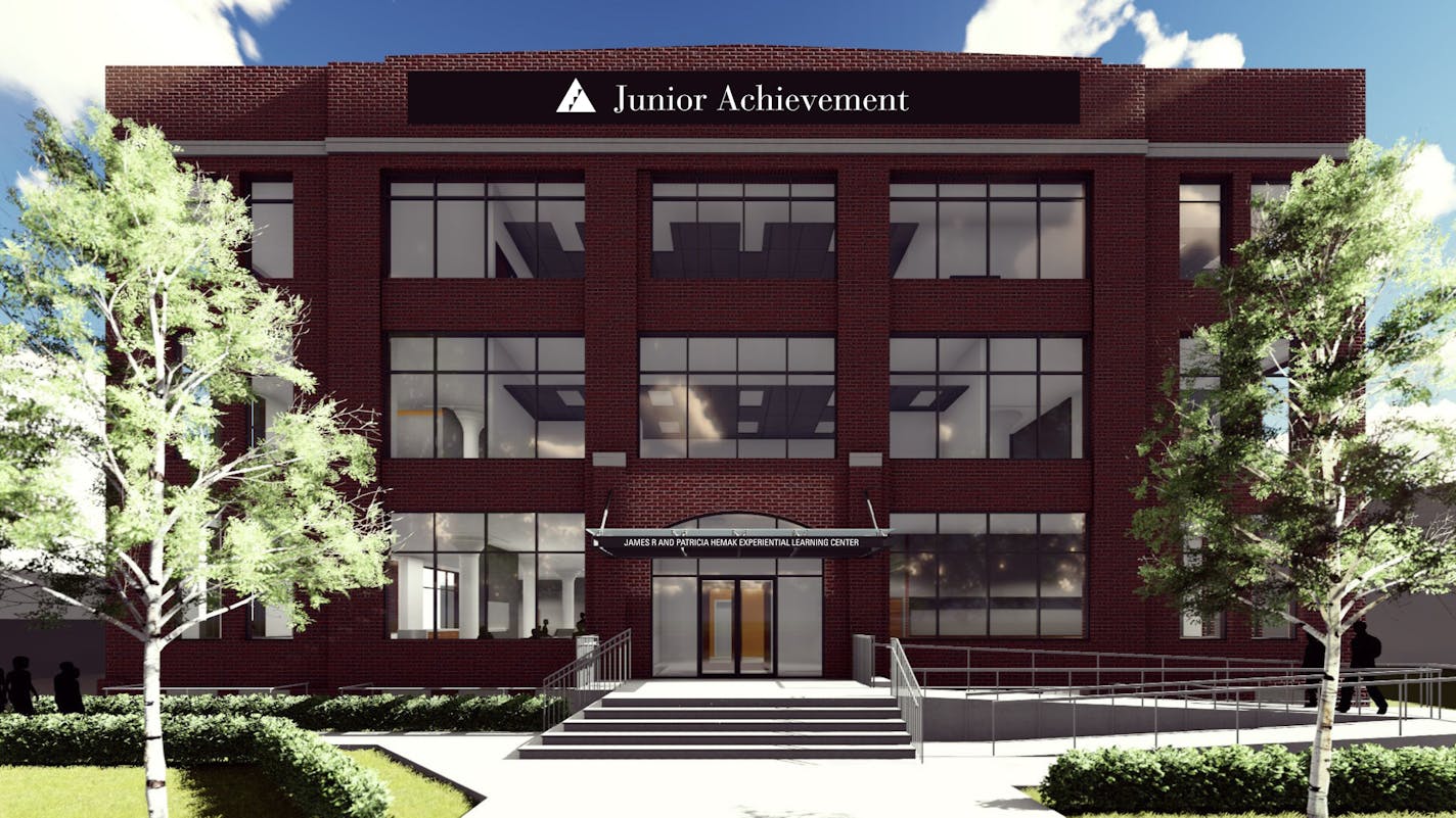 Architect&#xed;s rendering of planned Junior Achievement building in Midway of St. Paul
Credit: Junior Achievement