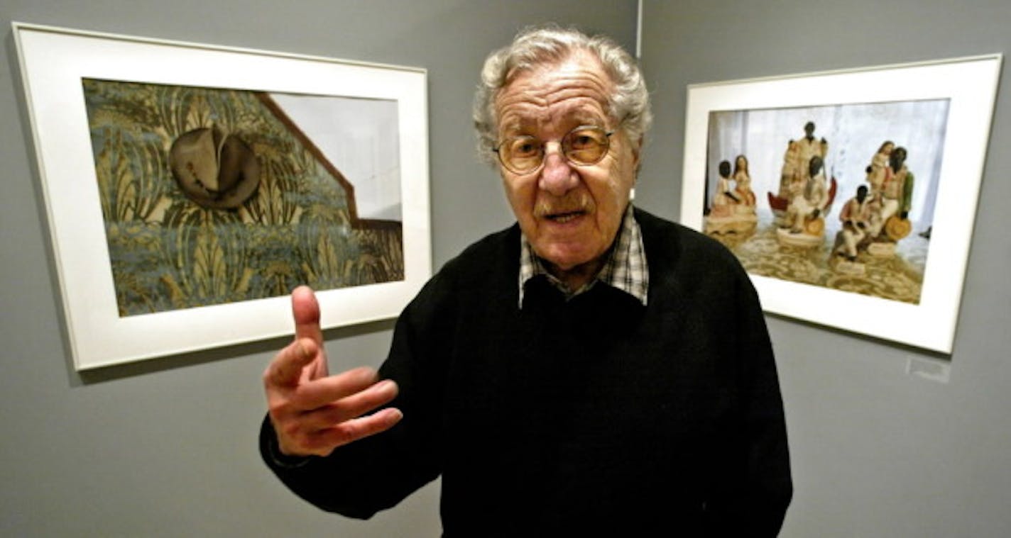 Jerome Liebling at Minnesota Center for Photography, Star Tribune staff photo by Marlin Levison