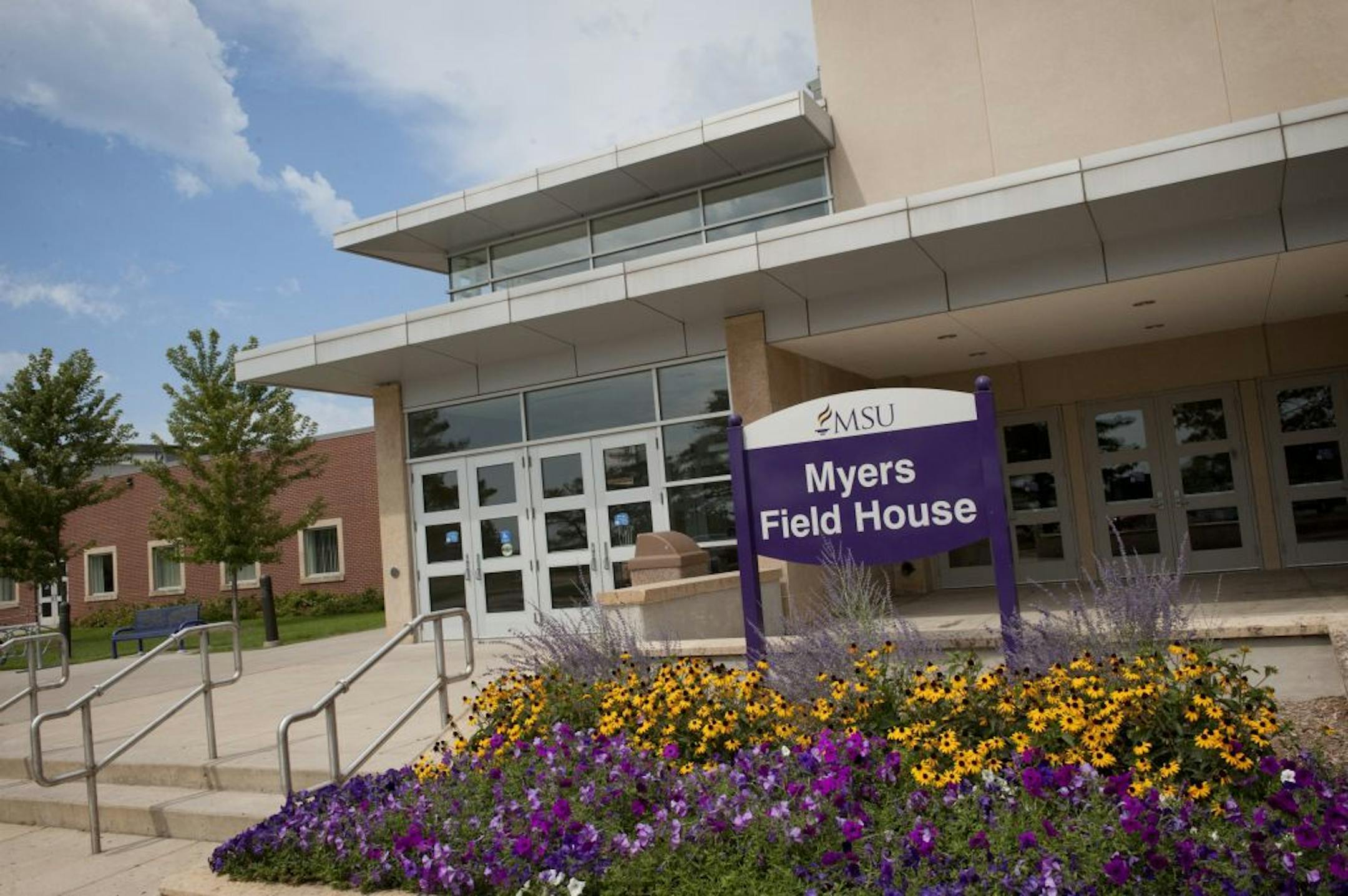 Athletic offices are in Myers Field House on campu at Minnesota State University, Mankato, was arrested and jailed Tuesday afternoon on allegations that he had possessed and produced child pornography. Wednesday, August 22, 2012