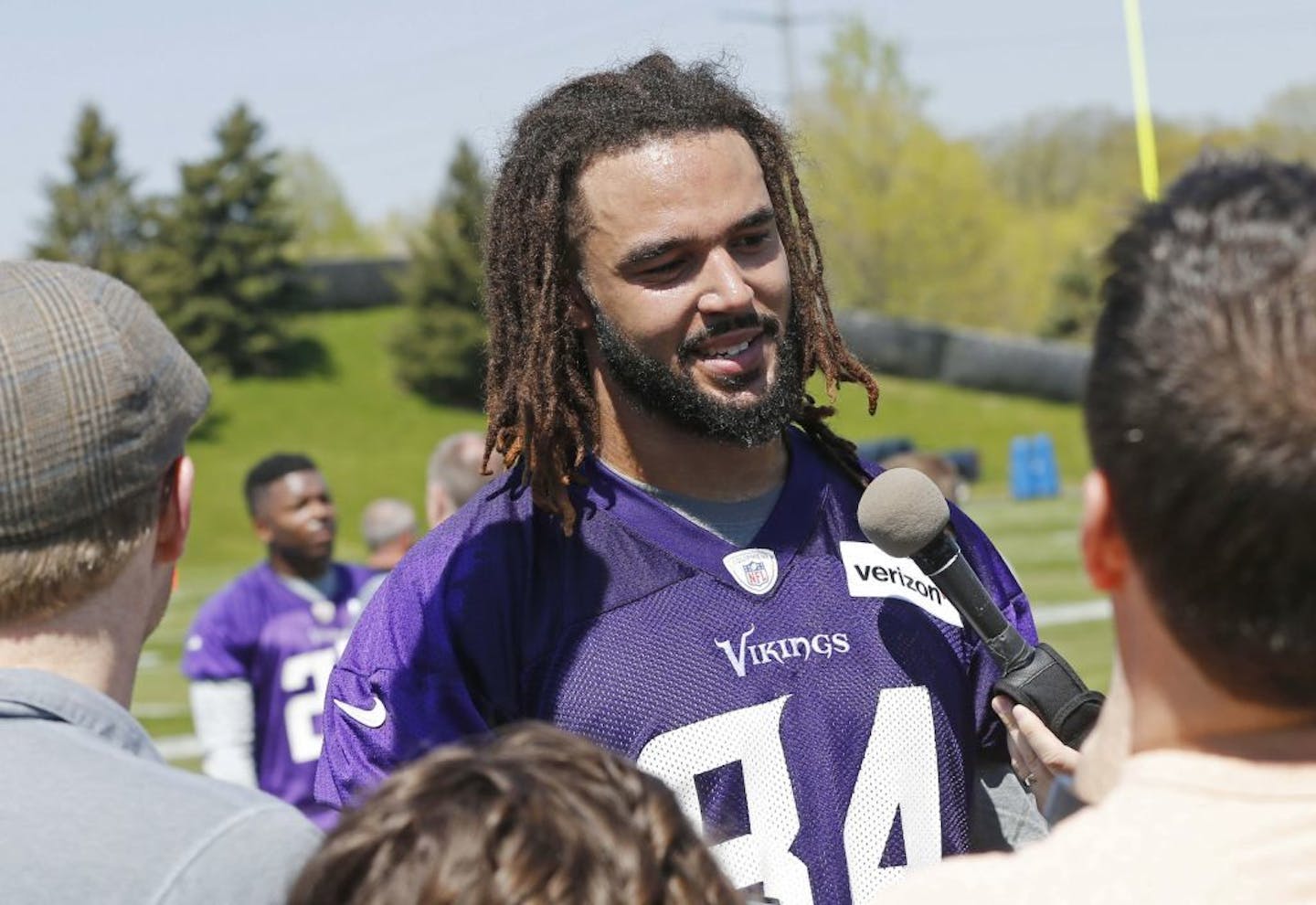 Minnesota Vikings rookie tight end Bucky Hodges