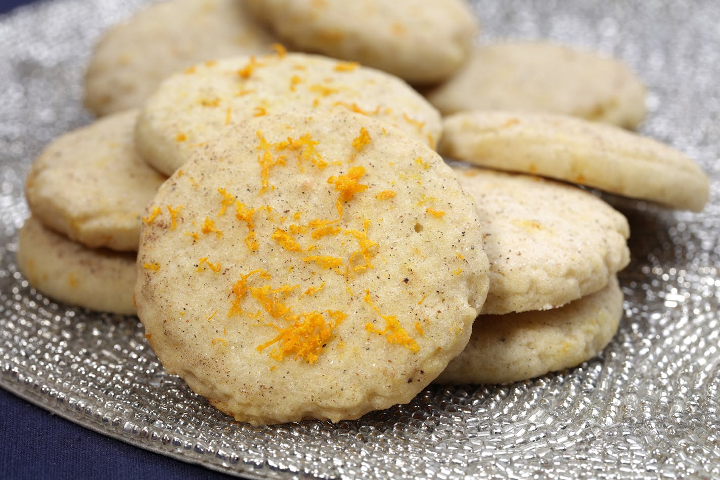 Cardamom Orange Zest Sugar Cookies (from baker Jeanne Nordstrom).