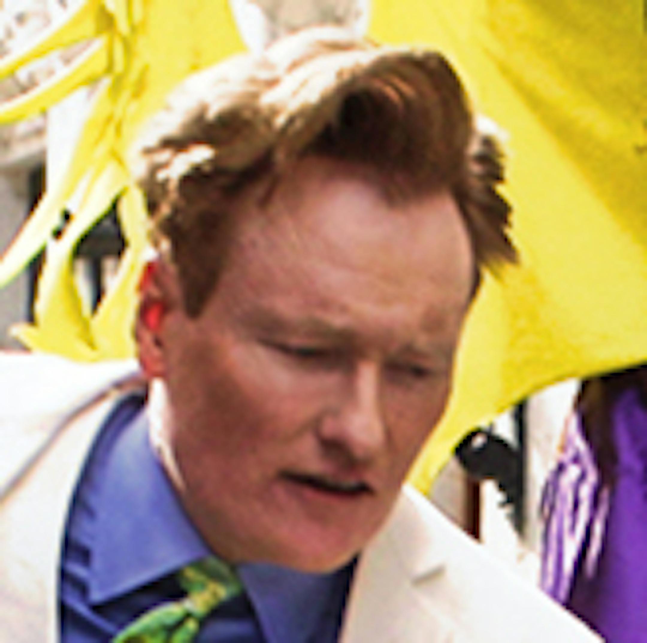 In this image released by Team Coco, late night talk show host Conan O'Brien appears in Havana during a taping of a special "Conan in Cuba" episode of his talk show "Conan," airing Wednesday, March 4, 2015, at 11 p.m. EST on TBS. (AP Photo/Team Coco)