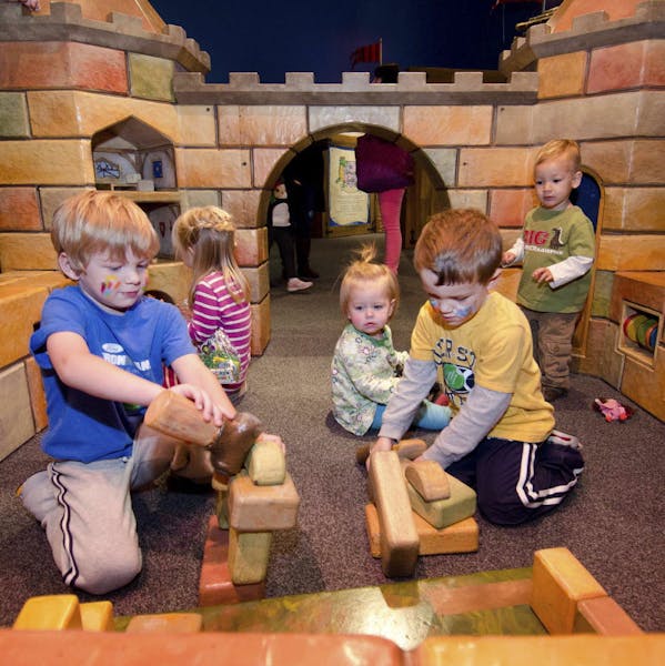 See "The Amazing Castle" exhibit at the Minnesota Children's Museum as part of Sparkle-rama.