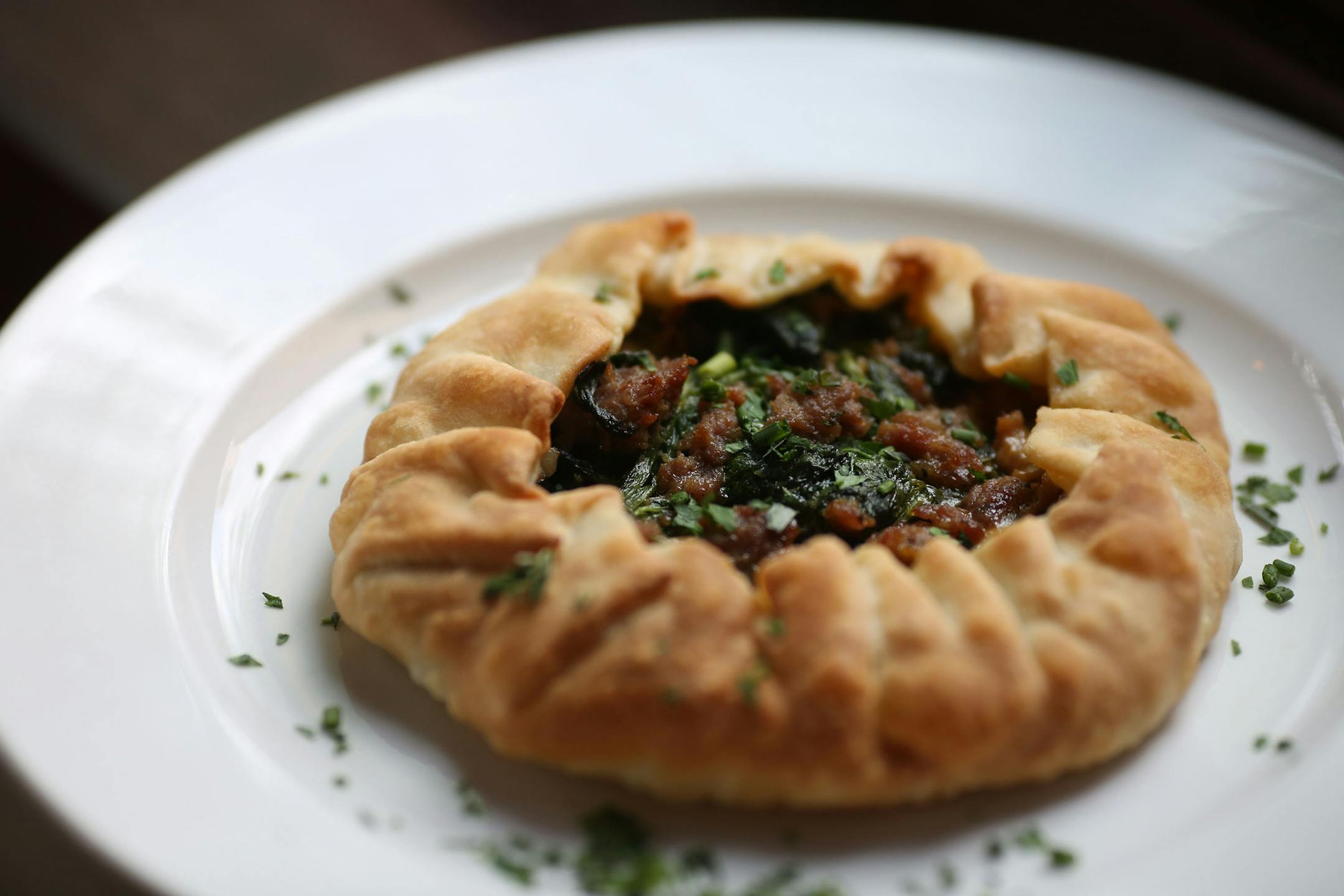 Breakfast savory hand pie ] (KYNDELL HARKNESS/STAR TRIBUNE) kyndell.harkness@startribune.com Copper Hen Cakery & Kitchen in Minneapolis, Min. Wednesday, August, 6, 2014.