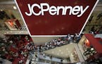 FILE - This July 31, 2009 file photo shows the main entrance of a J.C. Penney store in the Manhattan Mall in New York. J.C. Penney Co. is expected to 