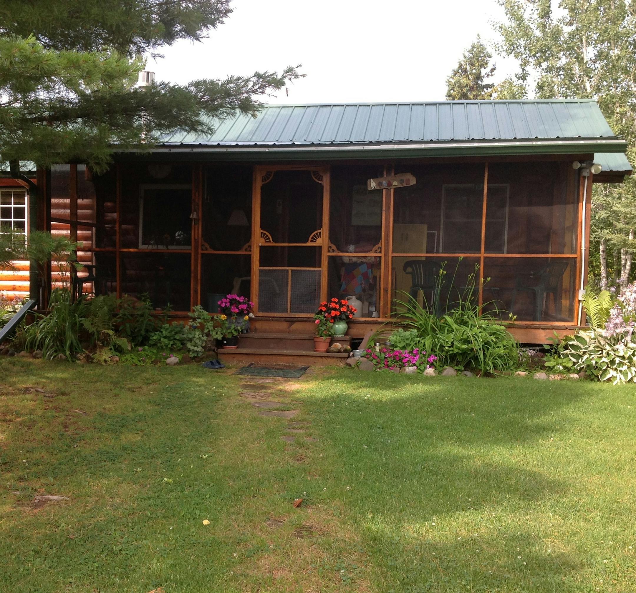 The writer said buying the little cabin "changed the direction of my life."