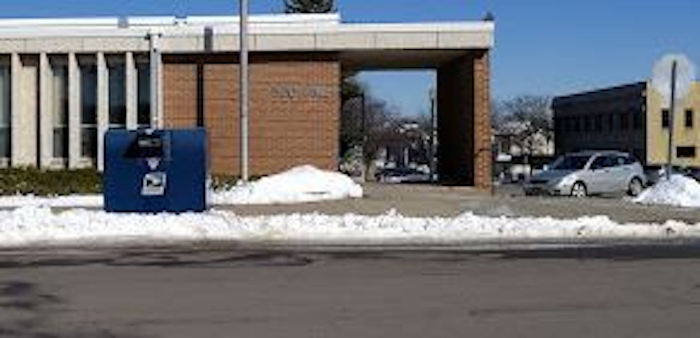 This mailbox was broken into over the weekend in Chaska.