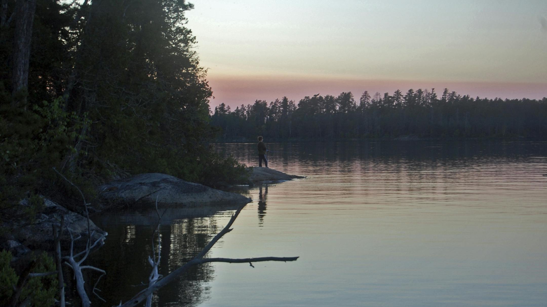 Saganaga Lake, the deepest lake in Minnesota and one of the largest in the BWCA.