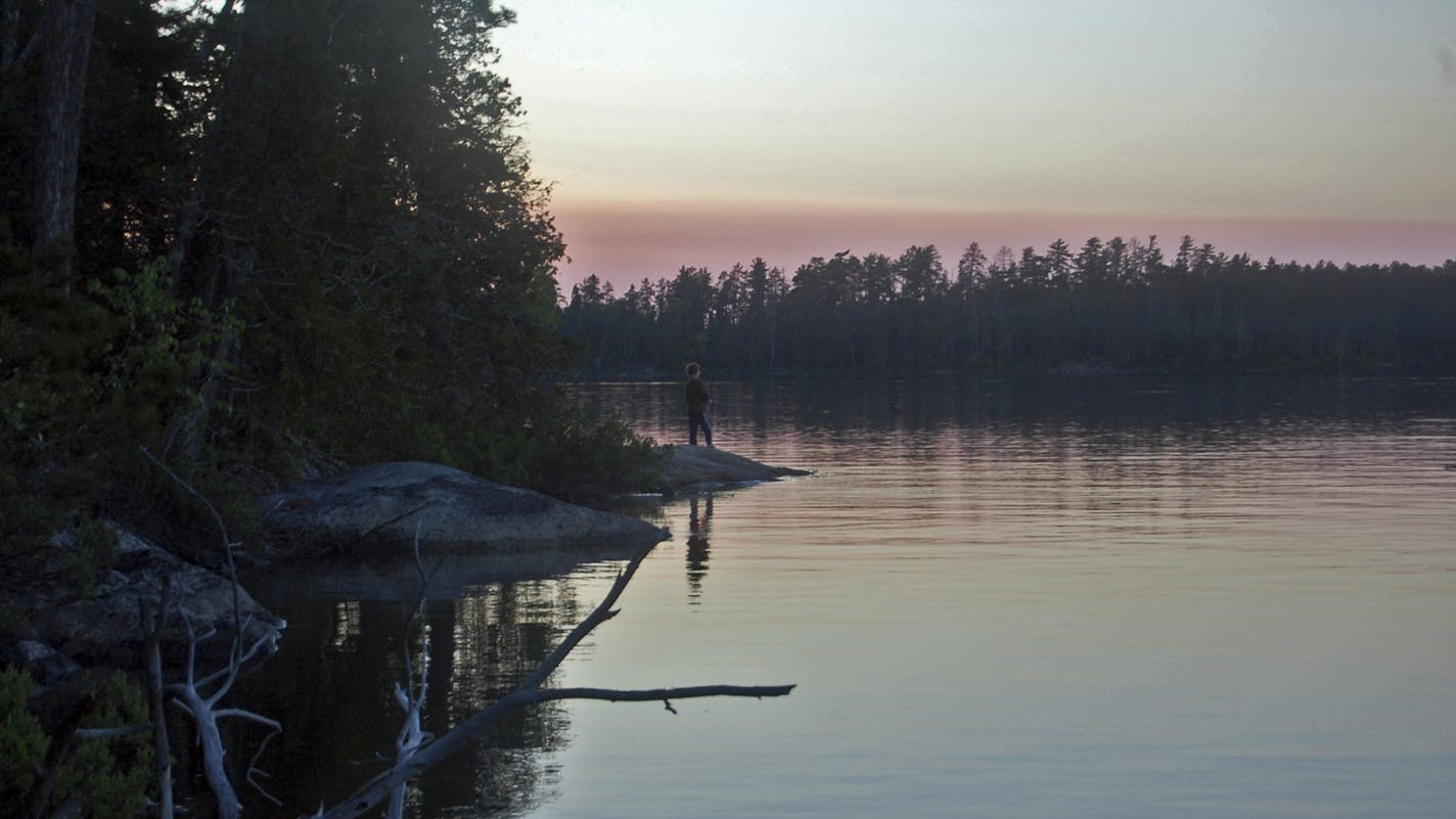 Saganaga Lake, the deepest lake in Minnesota and one of the largest in the BWCA.