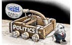 Sack cartoon: Politics and Afghanistan