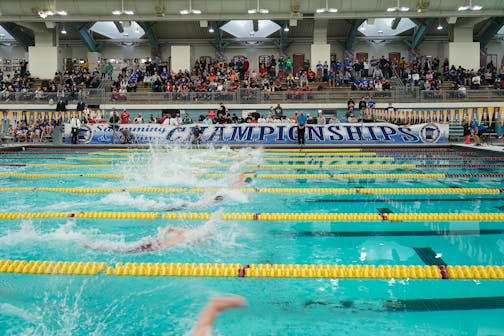 The boys Class 1A state swim championships took place Saturday, March 5, 2022 on the campus of the University of Minnesota in Minneapolis, Minn. ] SHARI L. GROSS ??? shari.gross@startribune.com