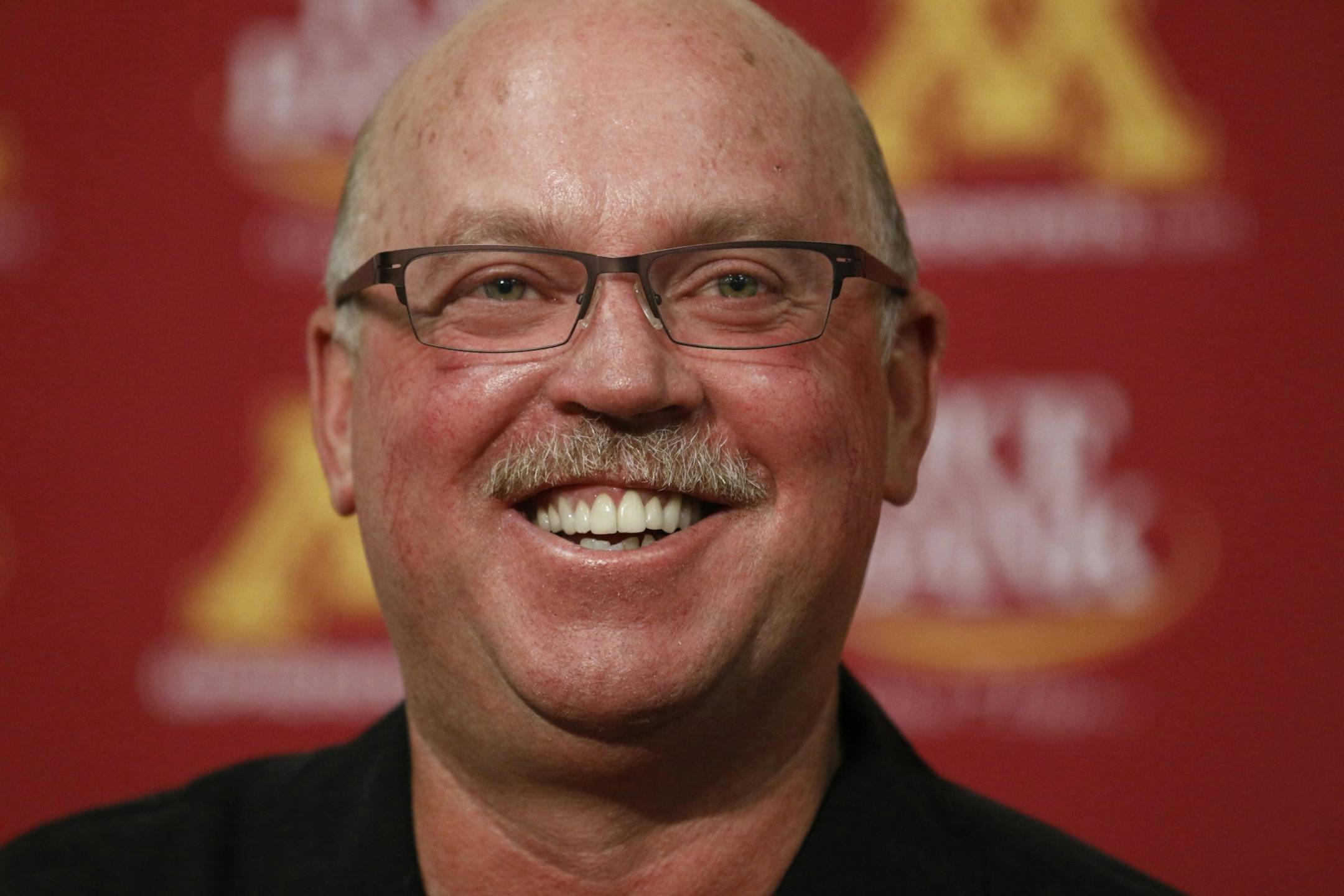 Minnesota Gophers coach Jerry Kill at his press conference Tuesday at noon. Photo: Brian Peterson Star Tribune 9/17/2013 Minneapolis
