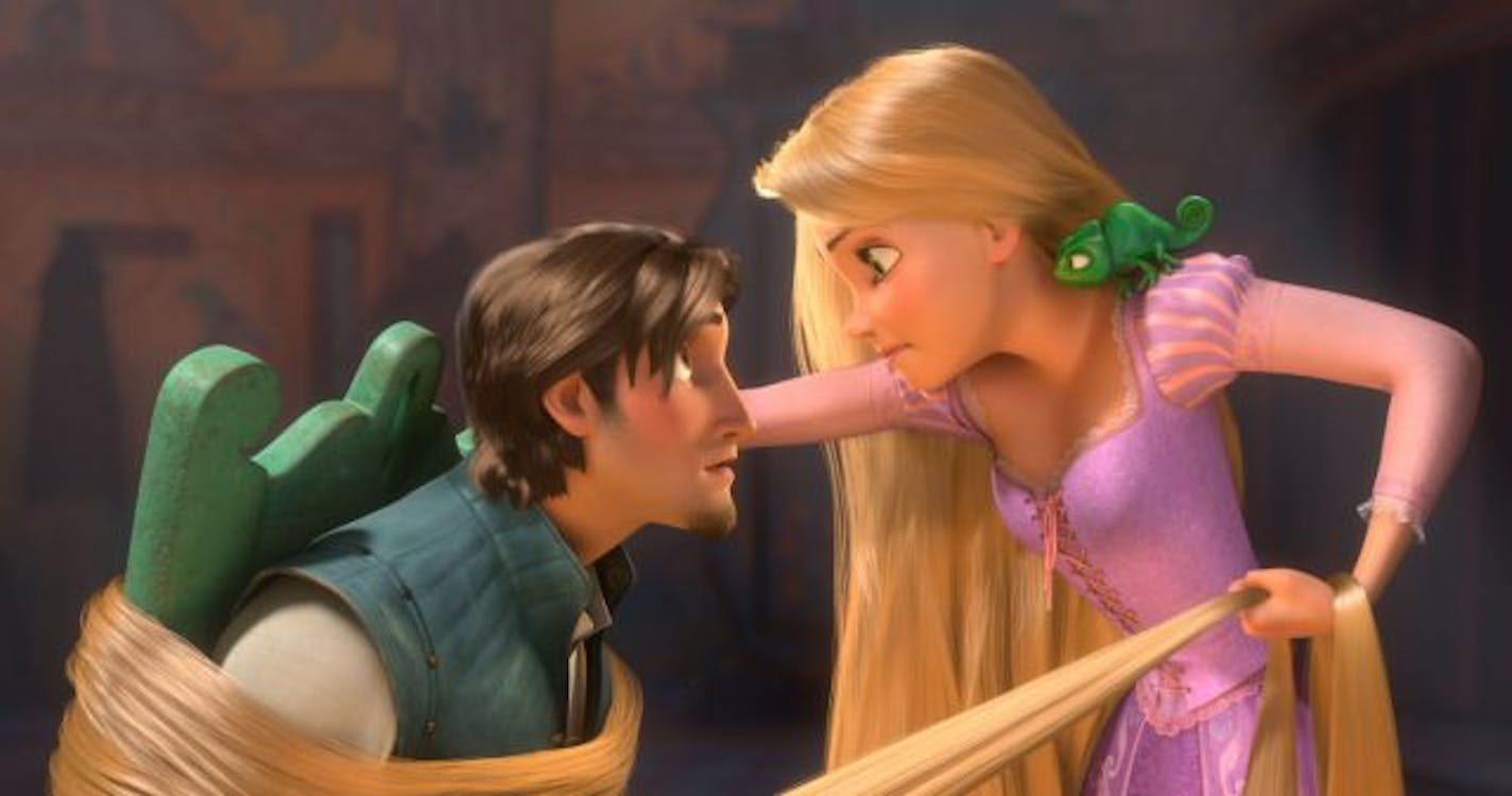Scene from Disney's "Tangled".