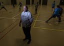 Without a net: Ahmed Ismail's West Bank Athletic Club could benefit if additional state money for community development is approved.
