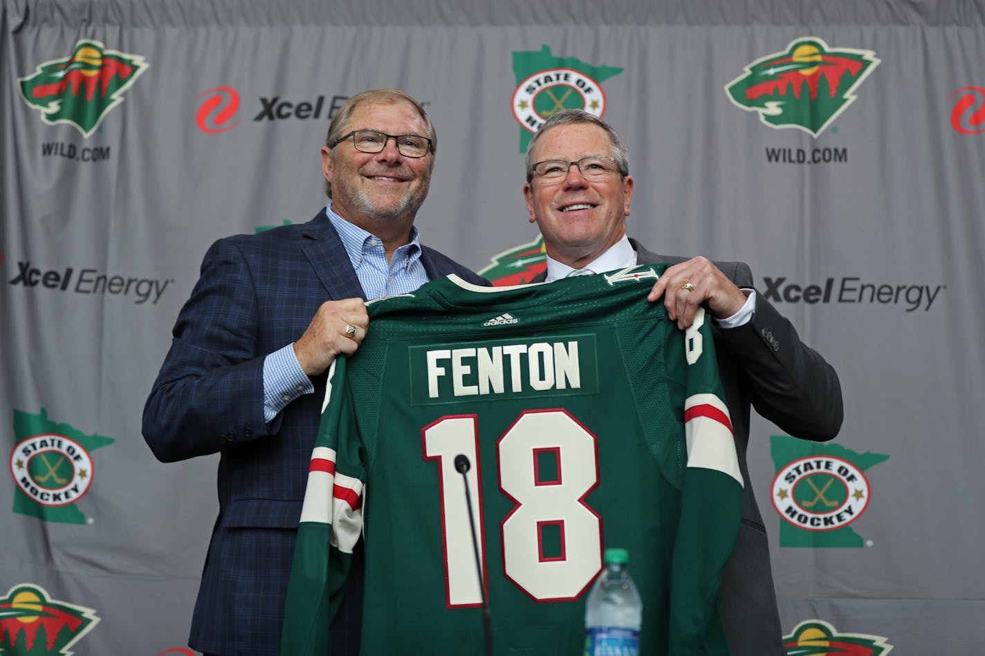 Minnesota Wild owner Craig Leipold introduced Paul Fenton as the team's General Manager and Alternate Governor.