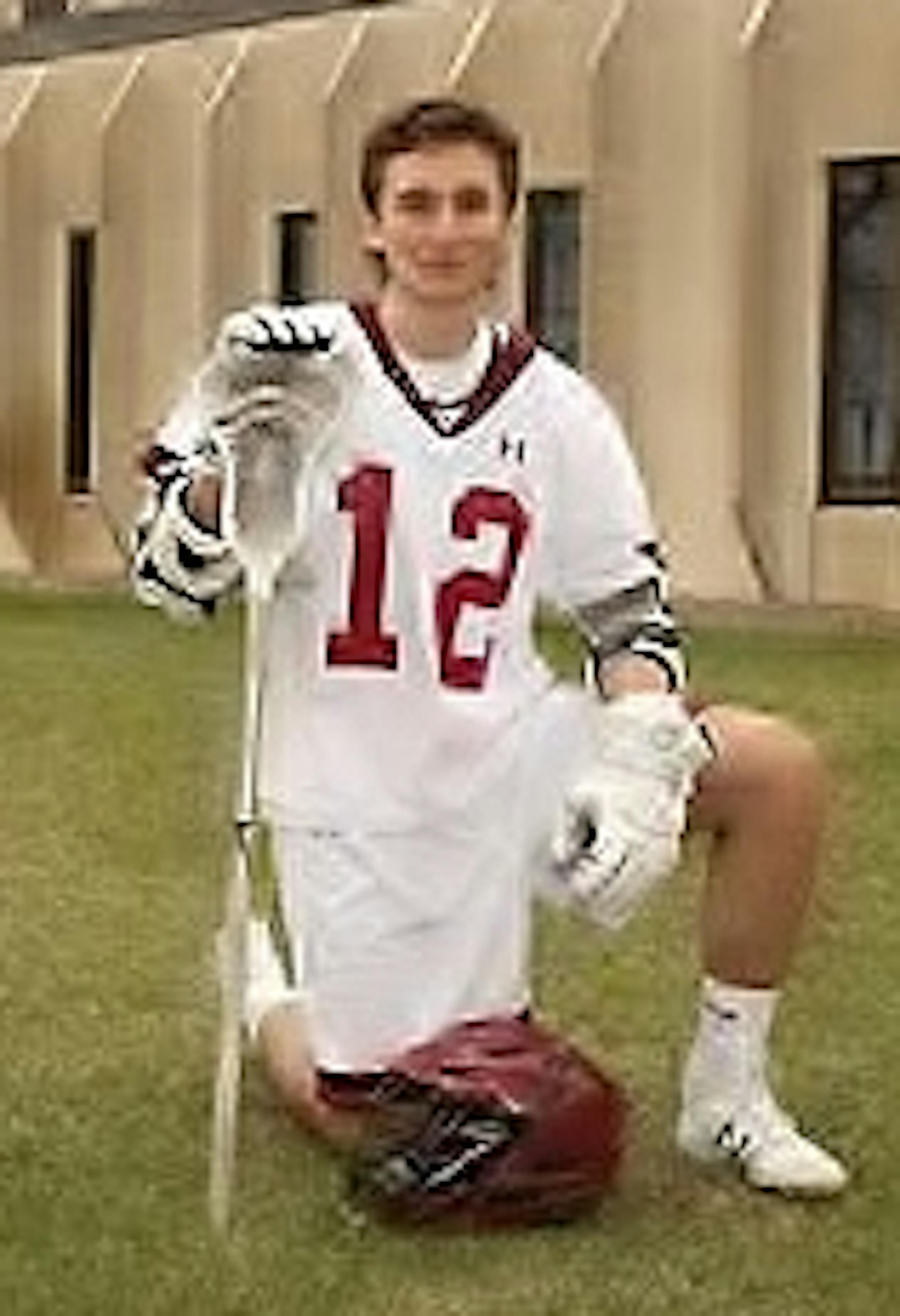 Chandler Foerster, Anoka lacrosse, sr., 2017