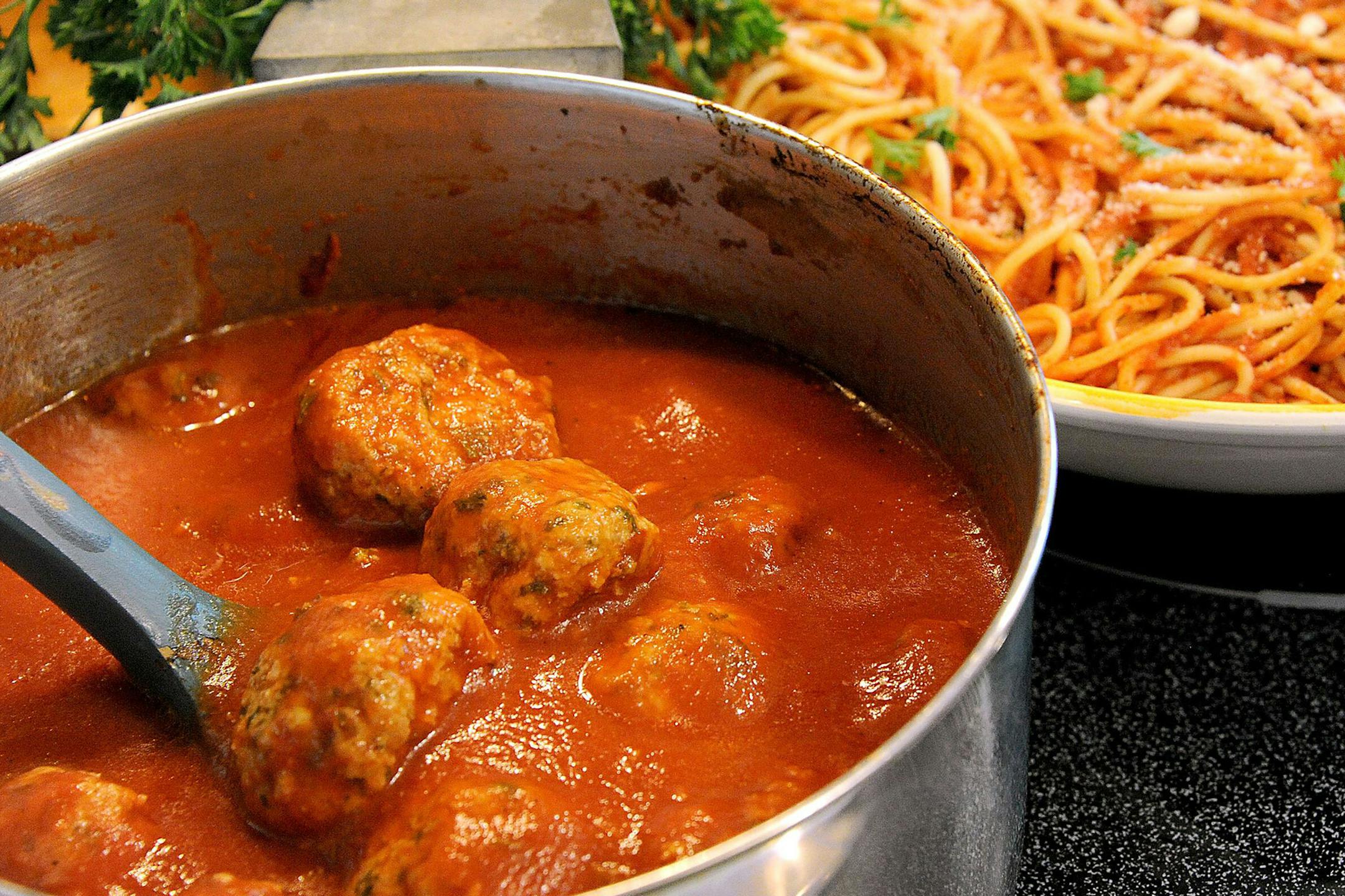 Classic Italian meatballs.