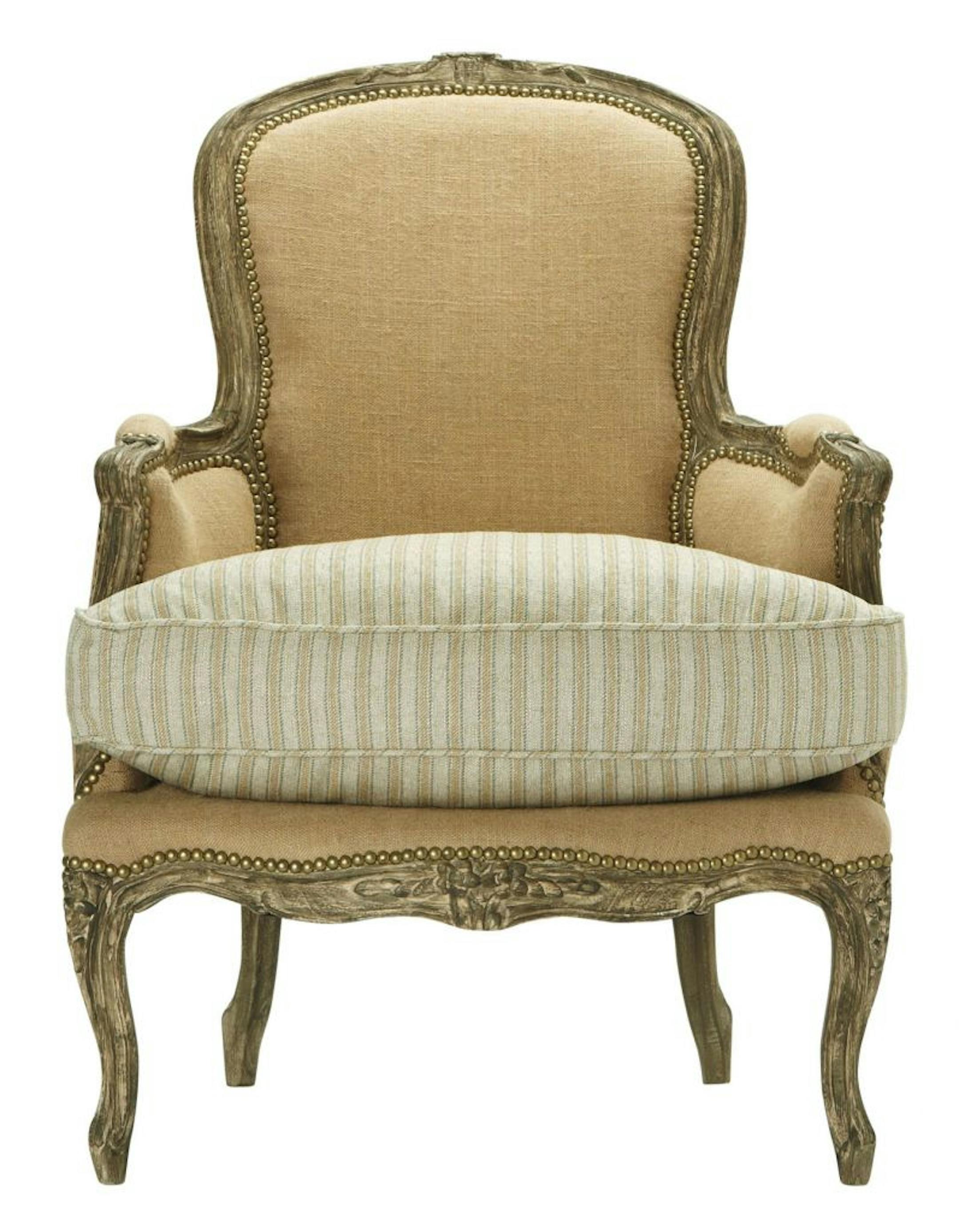 The Charlotte chair from Arhaus is $899. Arhaus will soon be open in the Galleria.