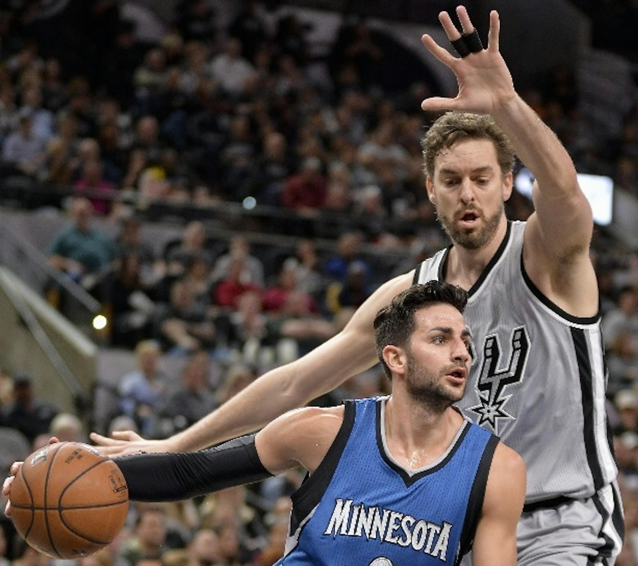Timberwolves point guard Ricky Rubio.