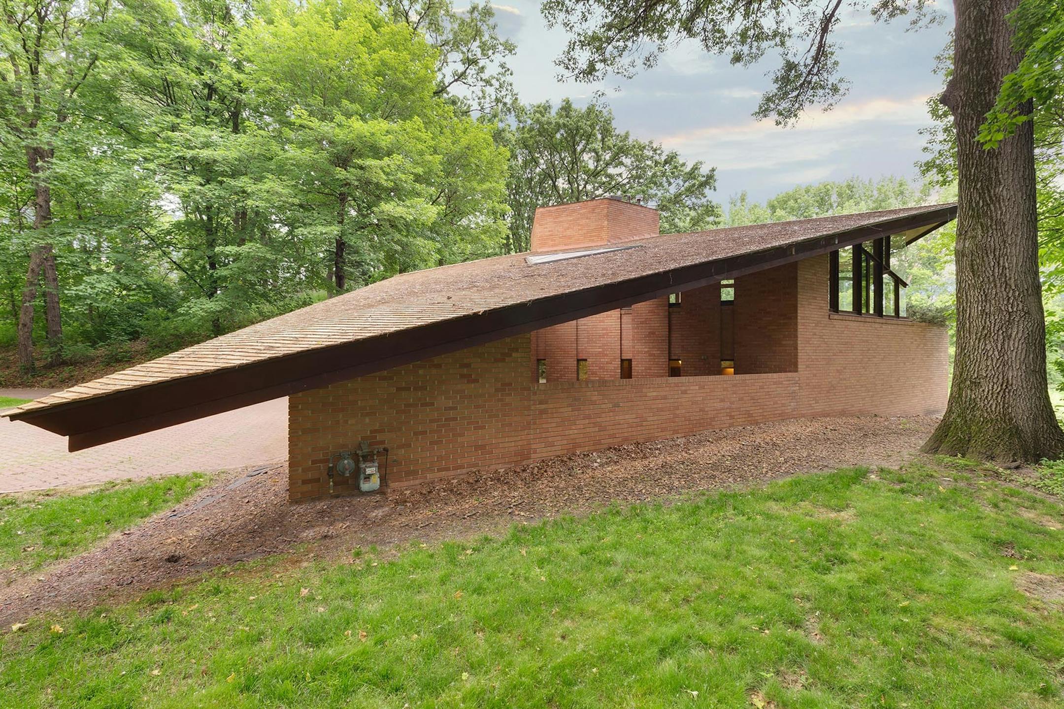 This rare Frank Lloyd Wright house in St. Louis Park – just one of a dozen Wright houses currently on the market nationwide - is on the market for $1.495 million.
Photos by LANDMARK courtesy of the Berg Larsen Group of Coldwell Banker Burnet