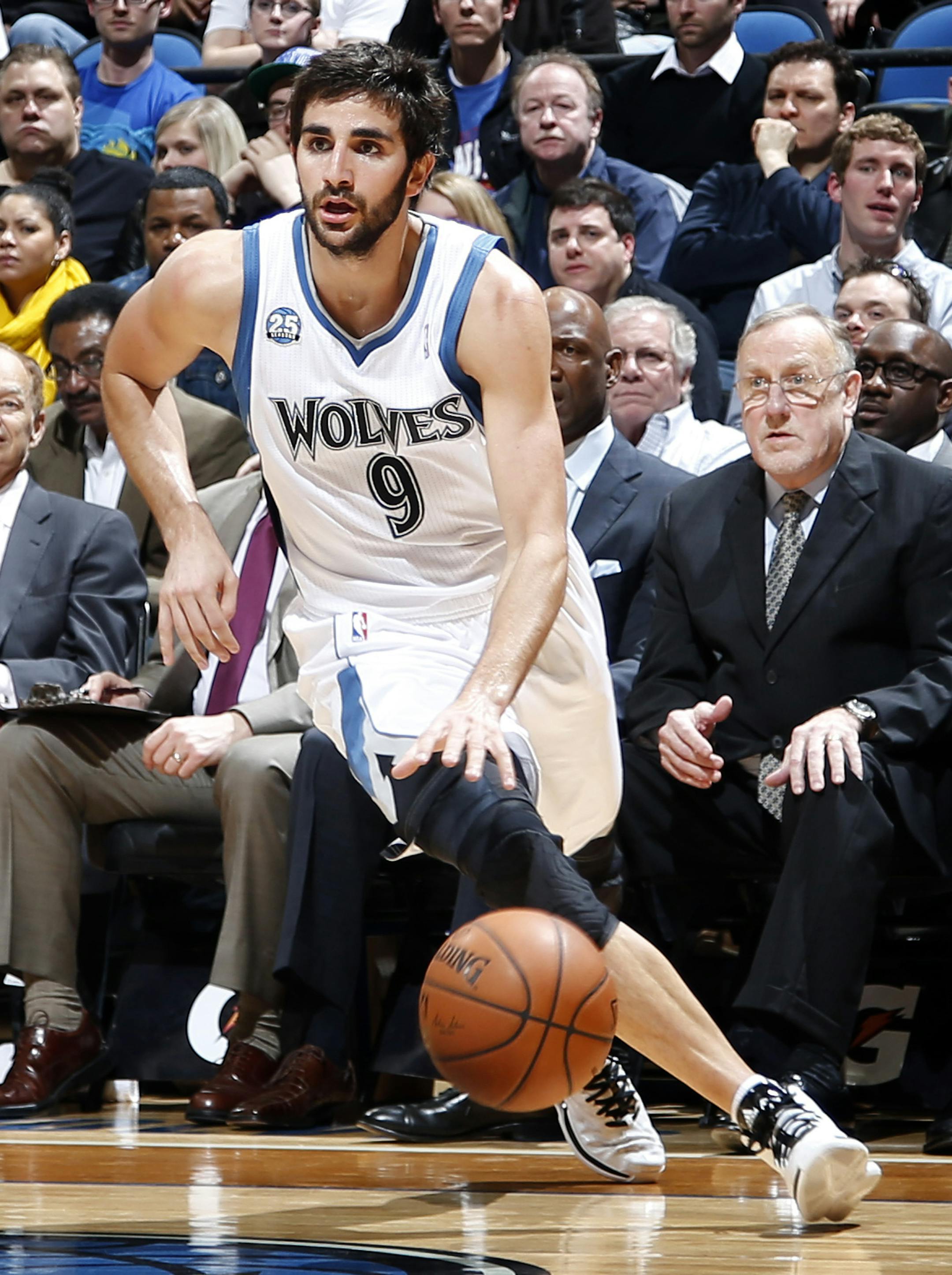 Timberwolves point guard Ricky Rubio