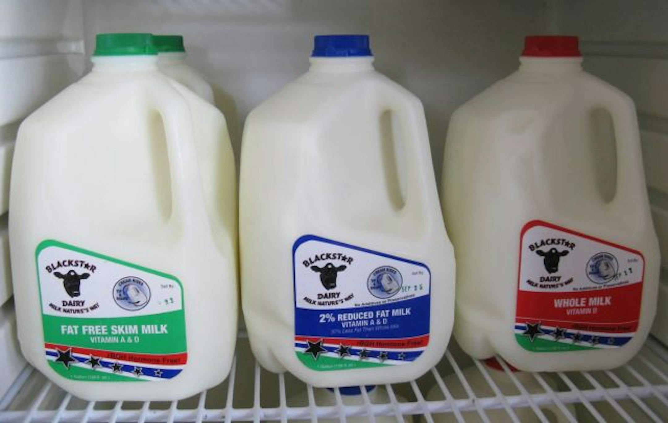 Milk at Blackstar Dairy at the Minneapolis Farmers Market