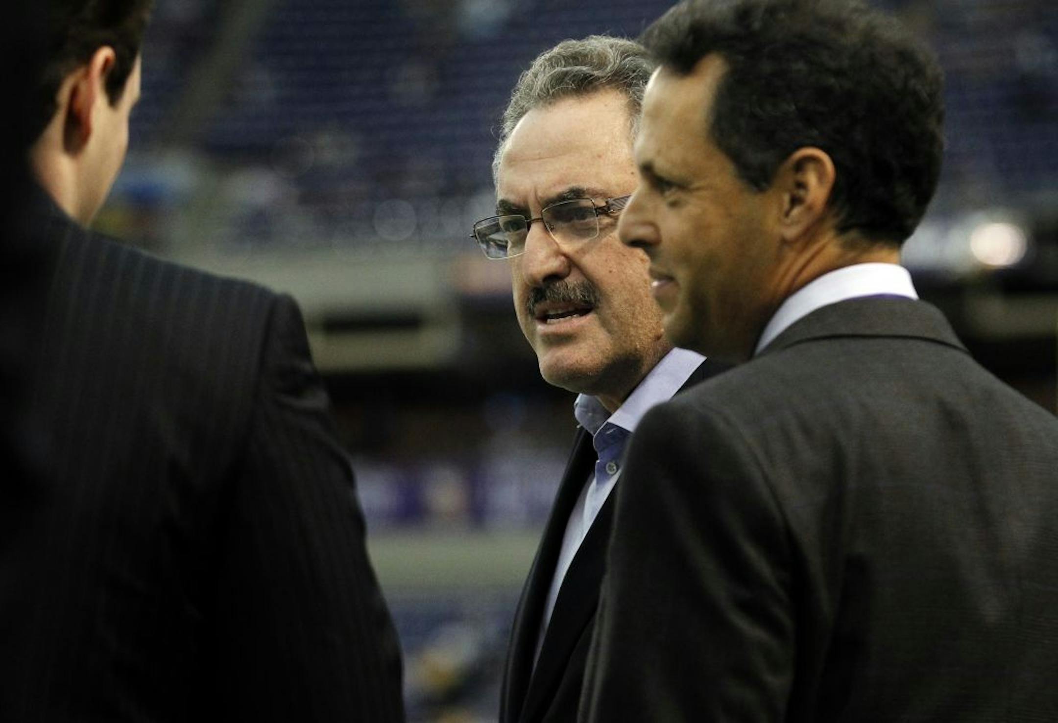 Minnesota Vikings owner Zygi Wilf and Mark Wilf, President of the Minnesota Vikings