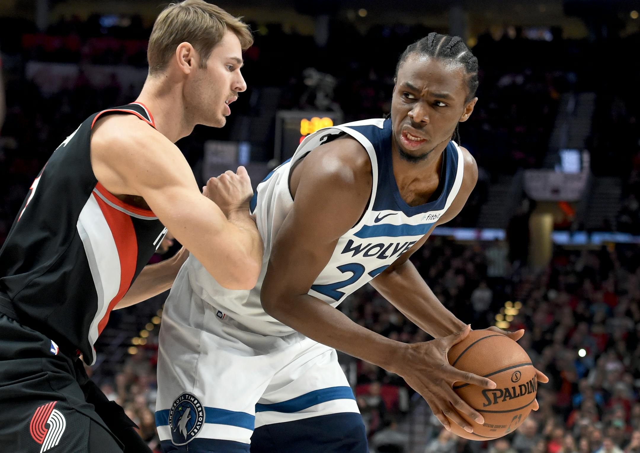 Timberwolves forward Andrew Wiggins had some choice words - or word - for displeased fans.