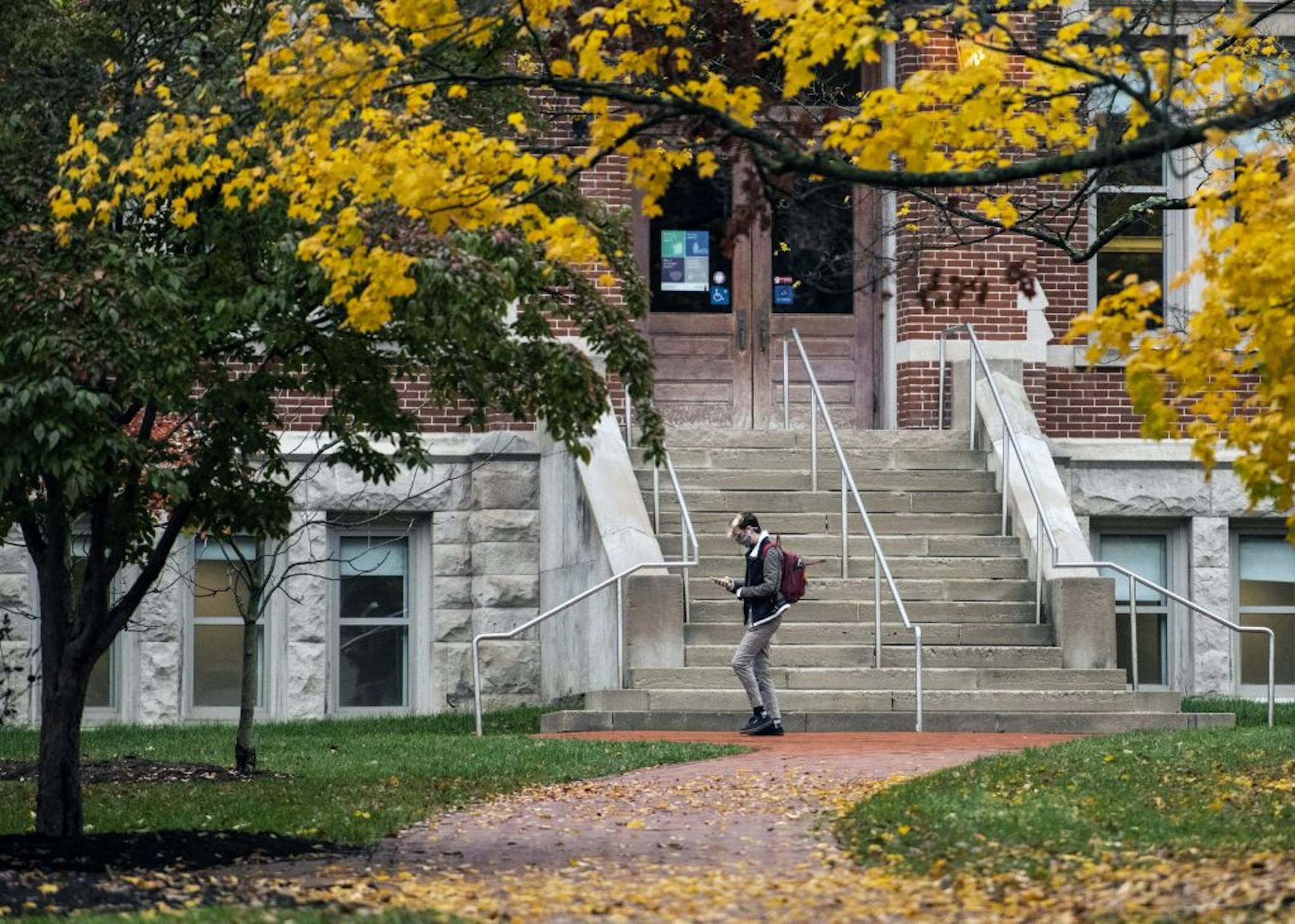 Indiana University in Bloomington — where dozens of fraternity and sorority houses had to quarantine in September — will open its weekly surveillance testing to all of the 42,000 students living on or near campus. But the testing will be voluntary for most.