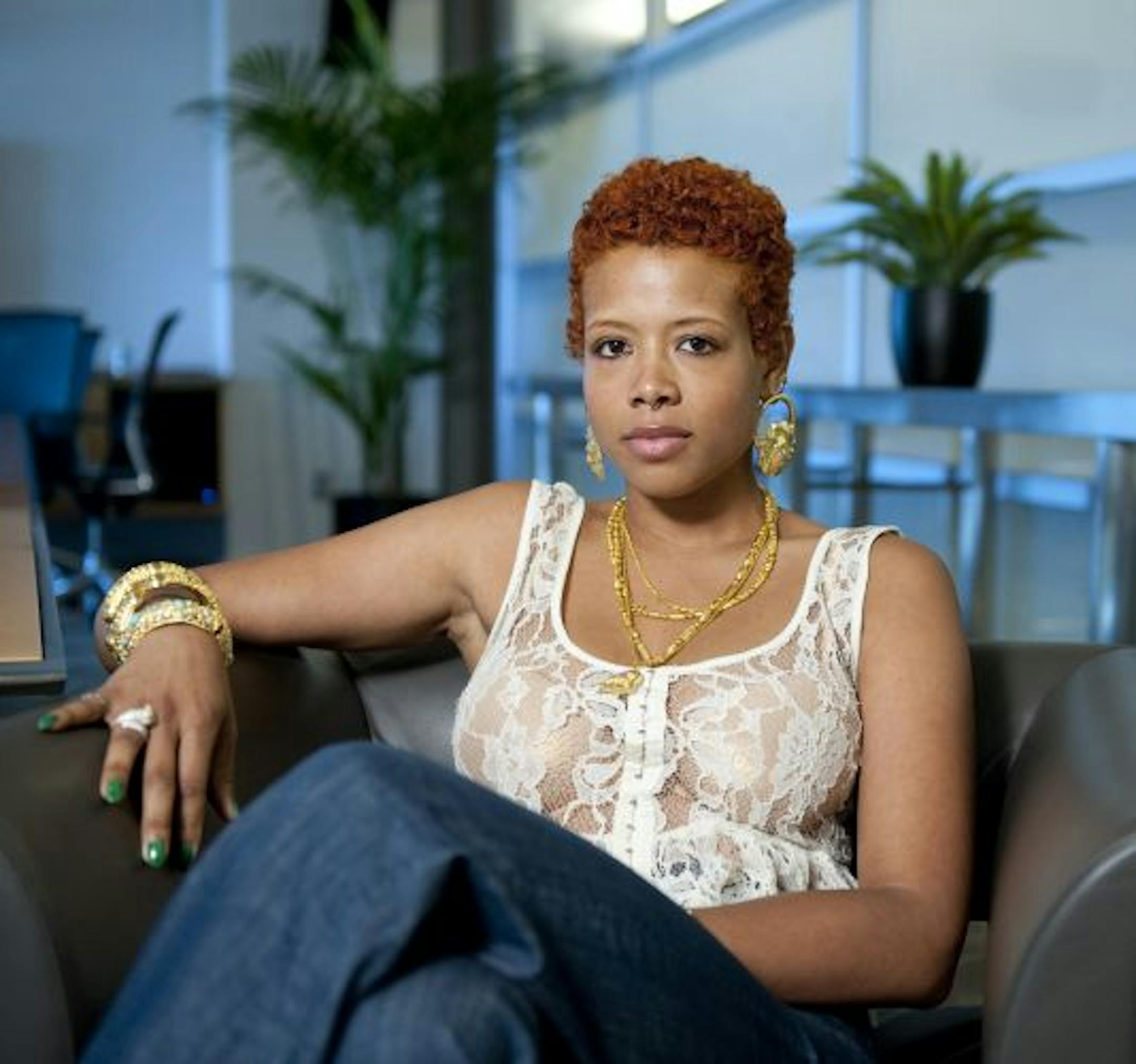 In this June 22, 2010 photo, American R&B singer-songwriter Kelis poses for a portrait at Interscope Records in Santa Monica, Calif.